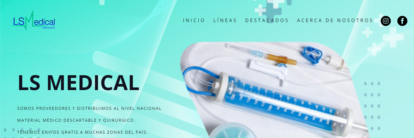 Sitio web LS Medical en Barquisimeto, Venezuela